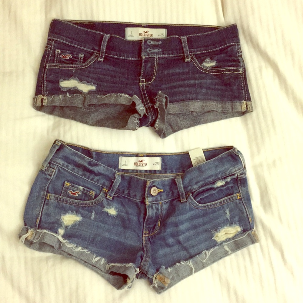 Hollister denim shorts!